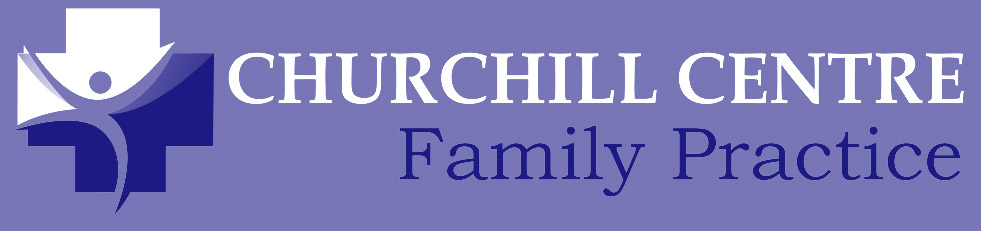 churchill centre family practice logo rev 400px blue